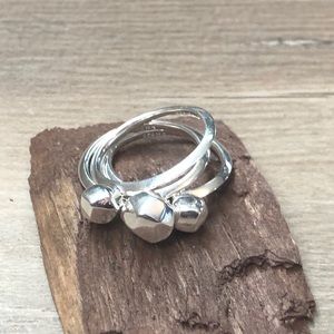 New Kit Heath sterling silver .925 stacking Rings
